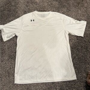 Under Armour Men's White Short Sleeve Tee